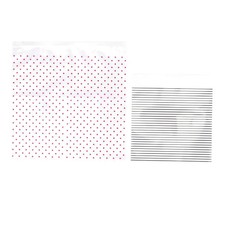 Miamica, 12PC Fuchsia Resealable Bags