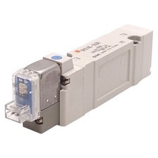 SMC SY5140-5LOU Solenoid Valve, 2-Position Single, 0.15-0.7MPa, 24VDC Coil