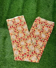 Indian 7 Yards Cotton Fabric Multi Flower Cotton Fabric Hand Block Print Fabric