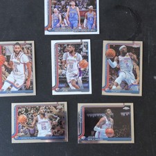 Topps Chrome Oklahoma City Thunder NBA Card Lot 6 Isaiah Joe Dort Wallace 2024