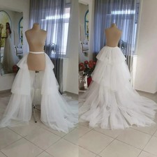 Long Tulle Wedding Detachable Train Long Bridal Train Women Tulle Long Skirt