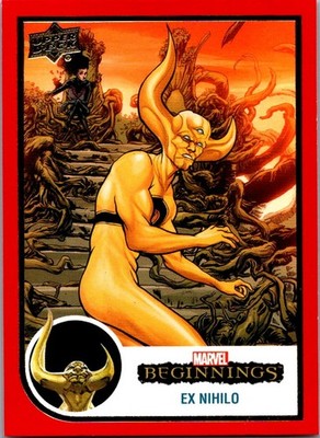 2022 Upper Deck Marvel Beginnings Volume 2, Series 1 #166 Ex Nihilo Red Border