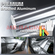 Chrome Aluminum Silver Vinyl Wrap Sticker Decal Sheet Air Release Bubble Free