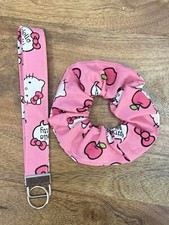 Hello Kitty Wrislet Keychain With Matching Scrunchie