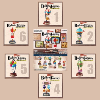 Rare 2019 Re-Ment Snoopy's Balloon Journey Full 6pcs (For adult