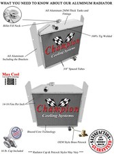 1949 50 51 52 Studebaker Truck Champion 3 Row Core Alum Alliant Radiator