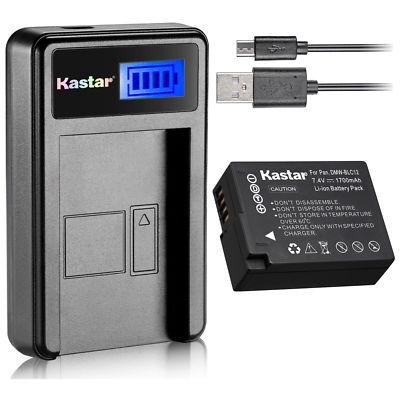 Batteria DMW-BLC12 E Caricabatterie Micro USB Per Panasonic E Sigma – 1700mAh Con Cavo Incluso