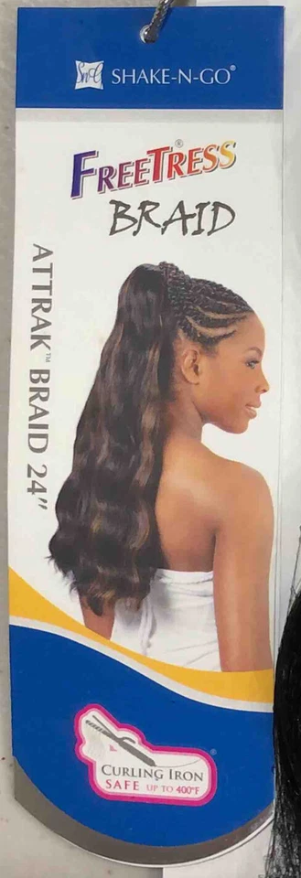 Волнистые синтетические волосы FREETRESS Bulk/Braid | 22 дюйма 24 дюйма | Shake-N-Go - Изображение 4 из 4