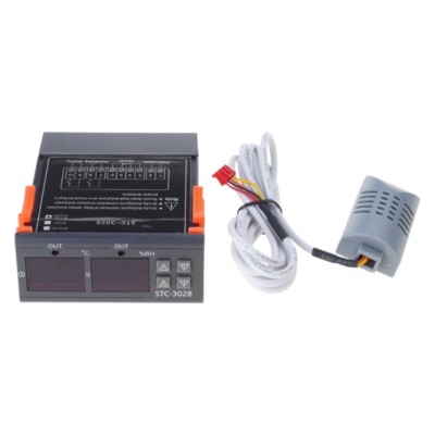 Digital Temperature Control Display Thermostat Heat/Cooling Control Instrument