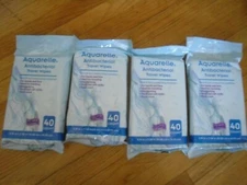 New ! 4 x 40 ct Aquarelle Travel Wipe Hand and Face Moisturizing Towelettes
