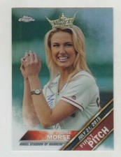 Bree Morse 2016 TOPPS CHROME FIRST PITCH REFRACTOR INSERT #FPC-4 ANGELS
