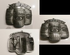 Jack Daniels Barrell Old No. 7 Belt Buckle Western Cowbow antique pewter finish