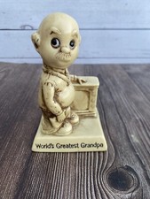 World’s Greatest Grandpa R & W Berries Co’s Vtg Resin Figurine 1975 Made In USA