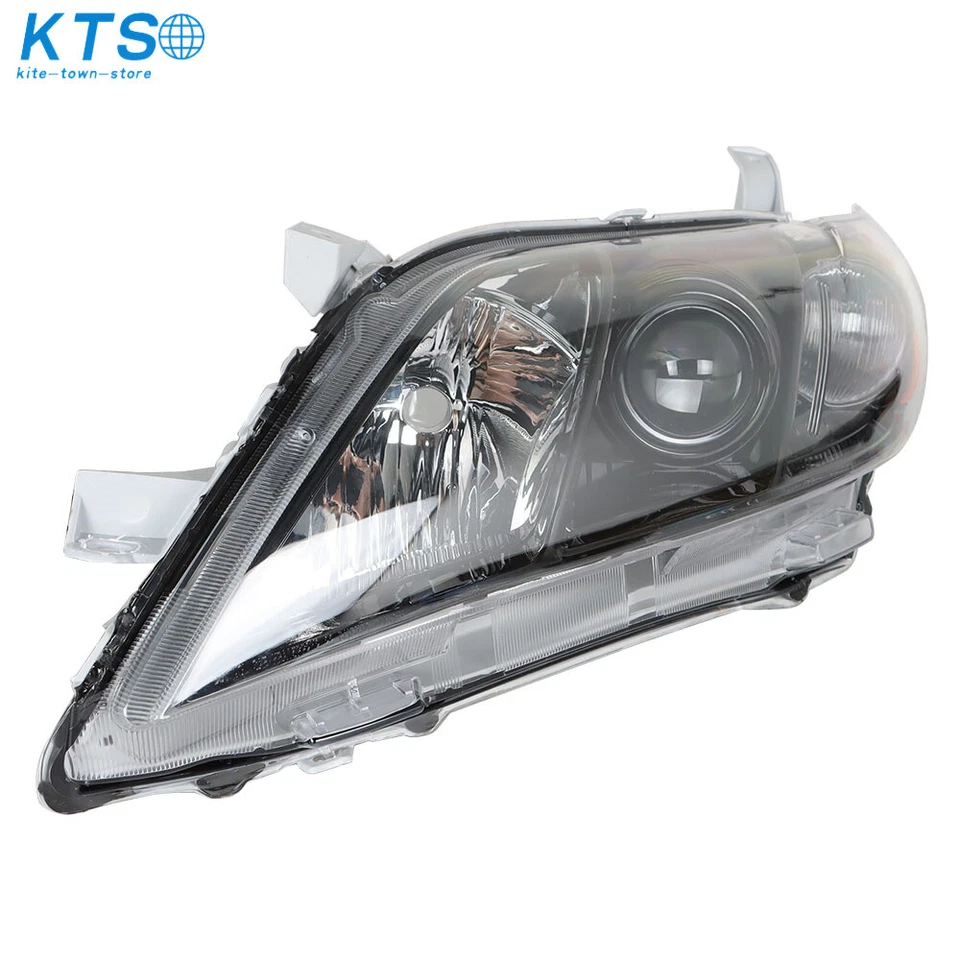 Juego de faros de carcasa negra izquierda+derecha para Toyota Camry 2007 2008 2009 Foto 4 de 4