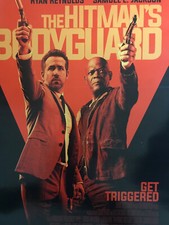 PÓSTER DE LA PELÍCULA EL GUARDAESPALDAS DEL SICARIO FINAL ORIGINAL DE 2 CARAS 27x40 Ryan Reynolds
