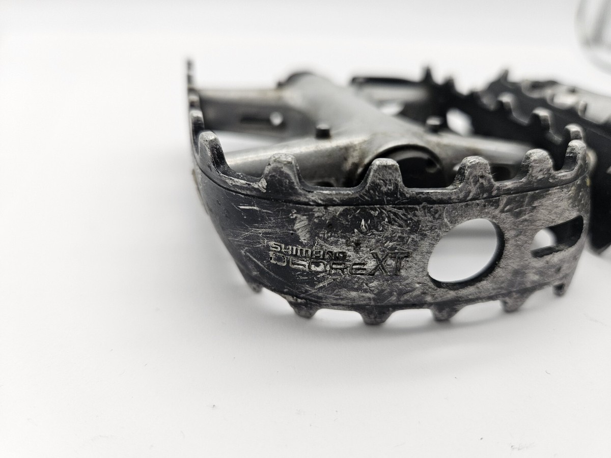 Shimano Deore XT PD-M730 Platform Bear Trap Pedals Vintage