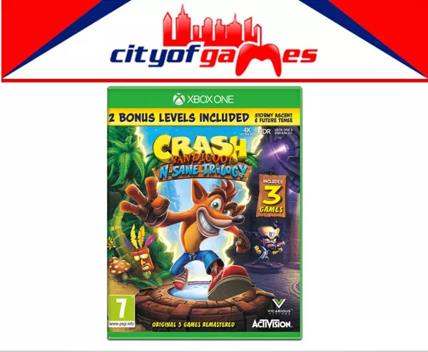 Jogo Crash Bandicoot Trilogy para Xbox One