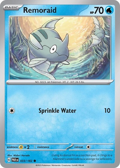 Pokemon Remoraid (33/279) Paradox Rift LP