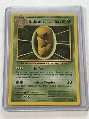 Kakuna 6 / 108  Pokemon XY Evolutions 2016  Near Mint  Non Holo Uncommon