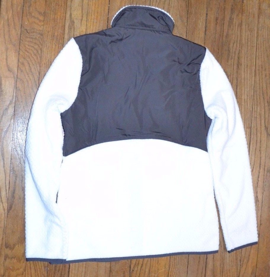 Giacca pile Fila Sport 2 toni full zip bianca con accento grigio 55 00€