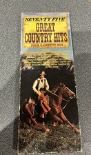 Seventy Five Great Country Hits Four Cassette Book Box Set