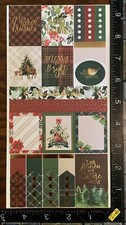 CHRISTMAS WINTER, LABELS DIFFERENT DESIGN, 1 SHEET BEAUTIFUL STICKERS CLASSIC13