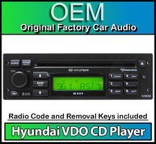 Hyundai Santa Fee CD Player Radio, Autoradio Headunit mit Ausbauschlüssel
