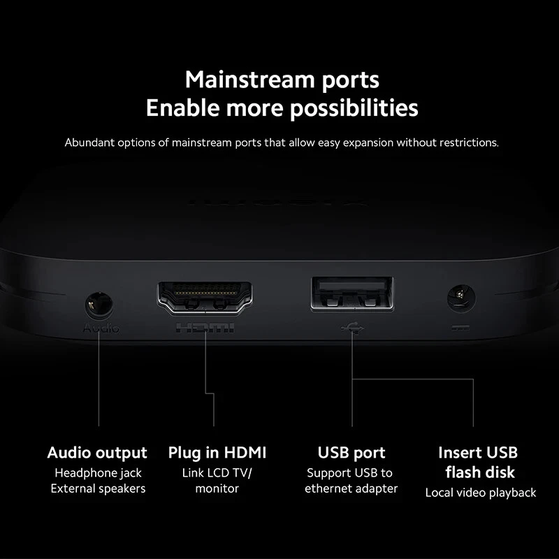 Versión Global Xiaomi Mi TV Box 2da Generación 4K Ultra HD Smart Mi Box S Player Nuevo Foto 4 de 4