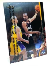 Stacey Augmon #111 w/Protector Topps Finest NBA Trail Blazers FAST SHIPPING!