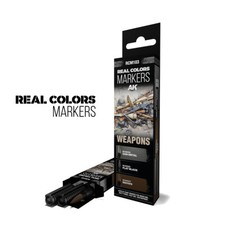 Weapons - Set 3 Real Colors Markers Real Color Marker - AK Interactive - RCM103