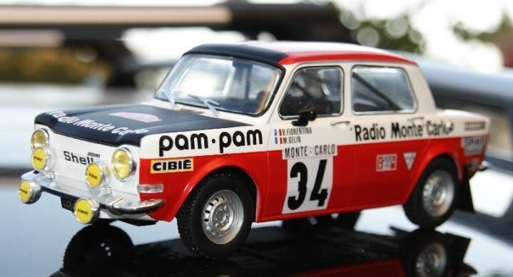 SIMCA 1000 RALLYE DE MONTECARLO 1973 FIORENTINO ESCALA 1:18 DE