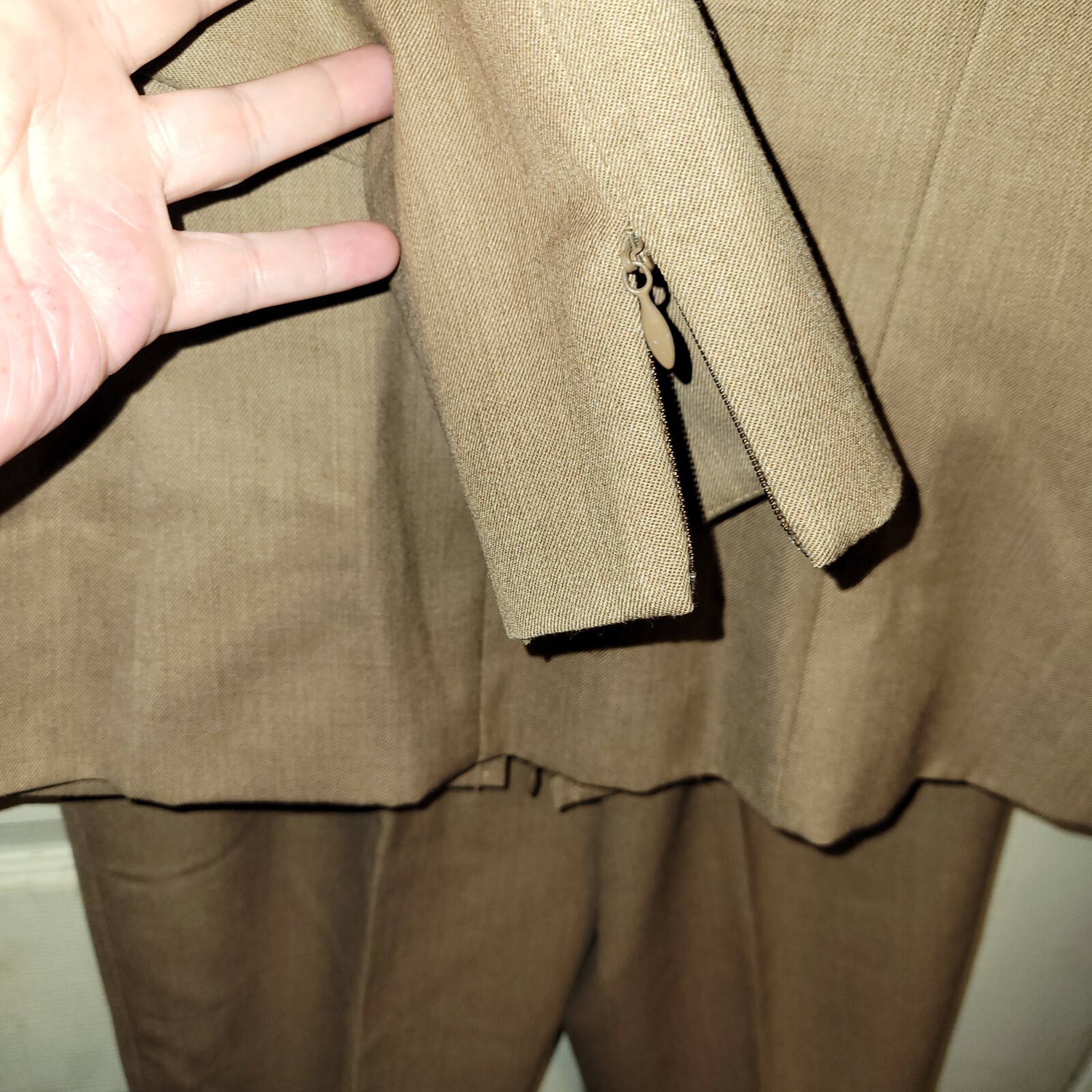 Pendleton Full Zip Jacket Wool Lined Chocolate Hi… - image 15