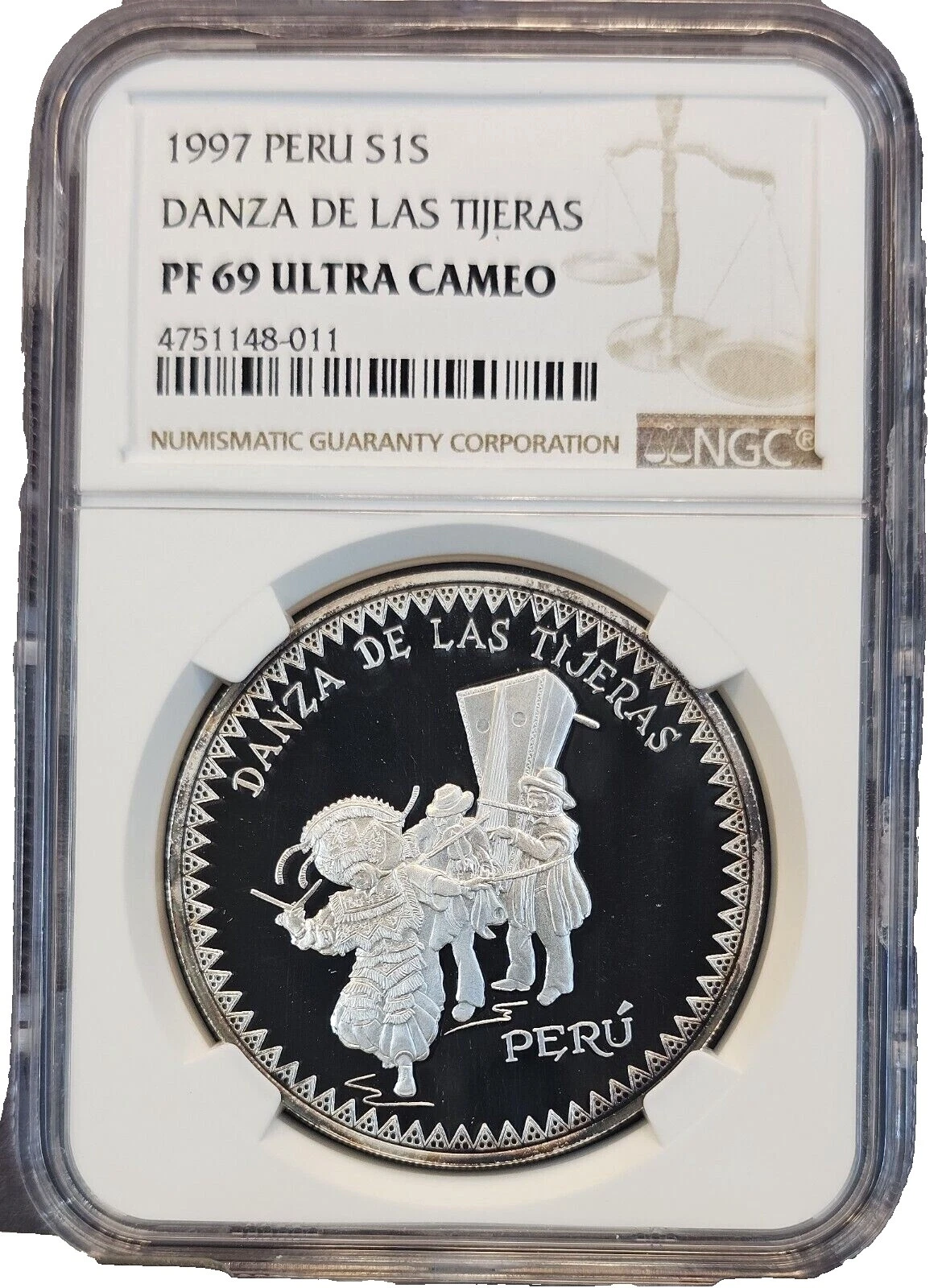 Silver 1997 South American Coins