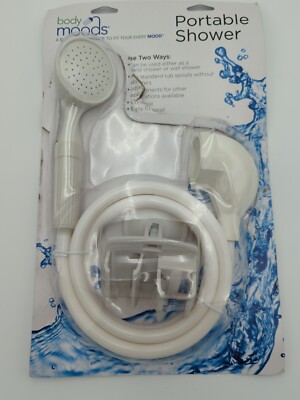 Body Moods Portable Shower 7653700B *Open Box, Box Condition May Vary*