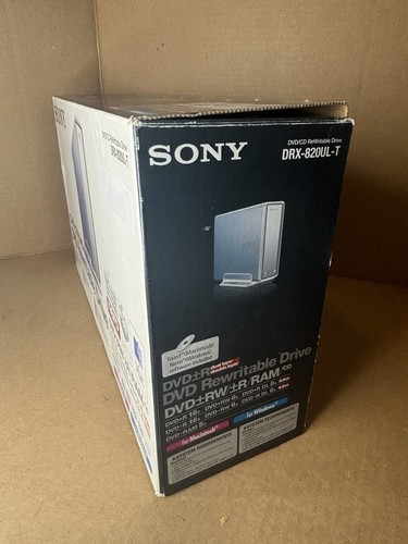 Sony DRX-820U DVD+RW Rewritable Drive DVD+R Dual Layer 8.5GB- Pre-owned in Box - Picture 19 of 24