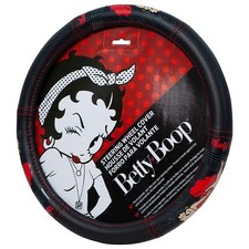 Plasticolor 006783r01 Betty Boop Skyline Speed Grip Steering Wheel Cover Black Plasticolor 006783r01 Betty Boop Skyline Speed Grip Steering Wheel Cover Black