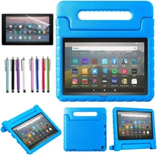 For Amazon Fire HD 8 Case 2022 12th Generation Shockproof Gel Rubber Tablet Case