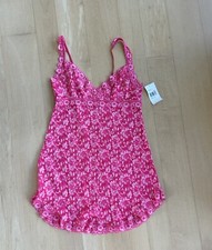  86 HANKY PANKY PINK Cross-Dye CHEMISE medium