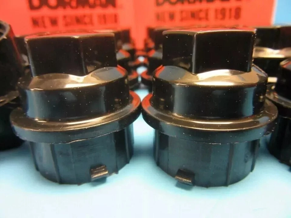 Cubierta de tuerca de 10 ruedas reemplaza GM OEM # 9593028 para Buick Chevy GMC Pontiac negra, Foto 3 de 4