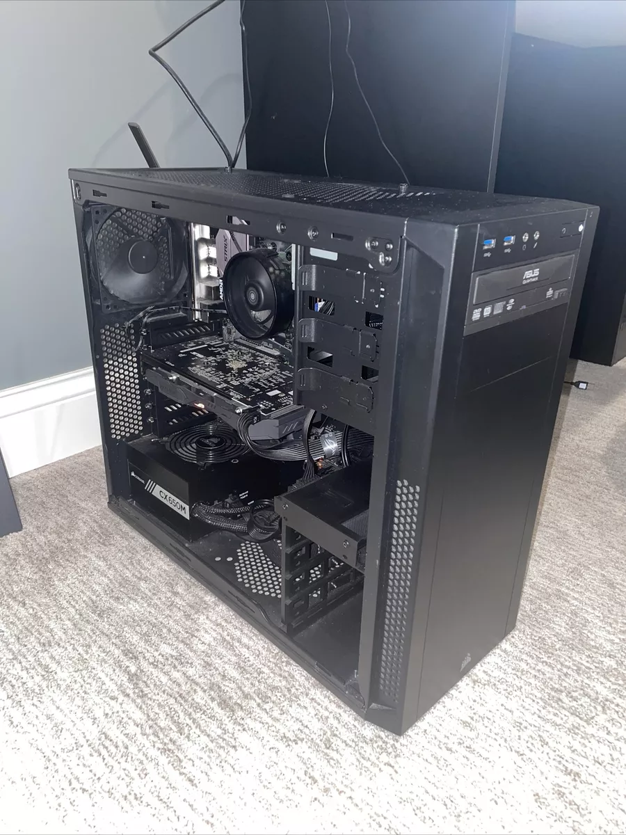 custom built gaming pc WINDOWS 10 pro, ASUS RADEON RX-570, 500GB