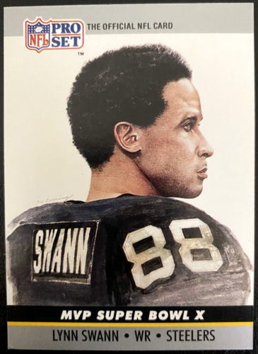 Lynn SWANN, Super Bowl X MVP, 1990 NFL Pro Set #10 Steelers de Pittsburgh - Photo 1 sur 2