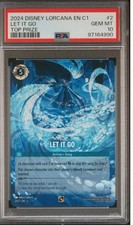 Disney Lorcana PSA10 'Let It Go' Enchanted Card 20242/C1 Challenge Top Prize