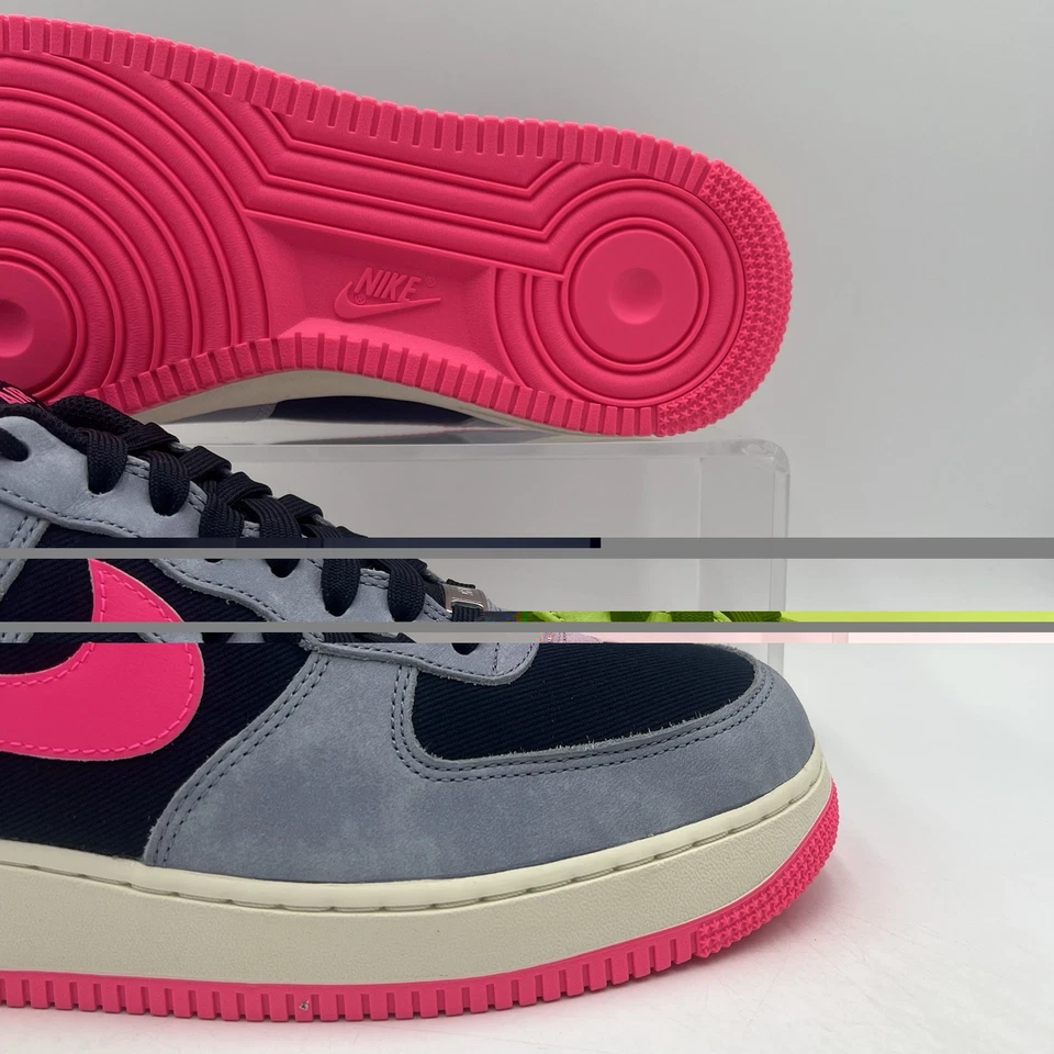 Zapatillas deportivas para hombre talla 9,5 Nike Air Force 1 '07 bajas azul obsidiana rosa FB8876 401 Foto 3 de 4