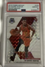2019 Deandre Hunter White Mosaic Psa 10 Rc /25 Hawks Kings Rookie