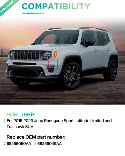 2X LED Seitenmarkierleuchte Für Jeep Renegade (BU) 2014-2023 Canbus Fehlerfrei - Bild 7 von 7
