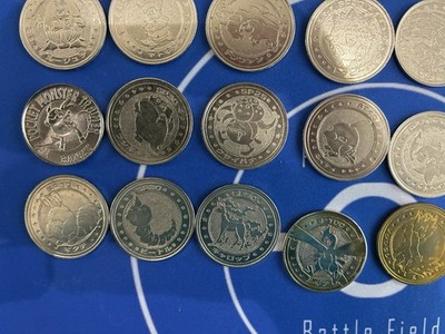 Lot of 67 Pokemon Metal Battle Coins japanese Vintage | eBay