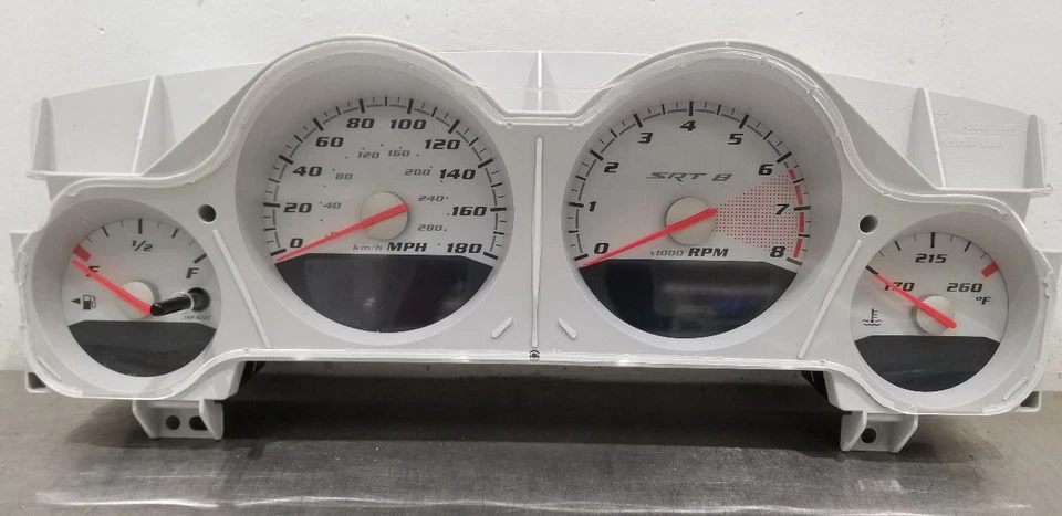 09 Dodge Challenger SRT 6.1L MT 180 MPH VELOCÍMETRO CUADRO DE INSTRUMENTOS 68050725AC Foto 2 de 4