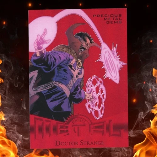 2013 Marvel Fleer Retro DOCTOR STRANGE Precious Metal Gems Red /100 #13