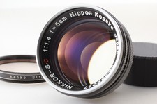 N MINT Nikon Nippon Kogaku Nikkor-S.C 5cm 50mm f1.4 Black S Mount From JAPAN