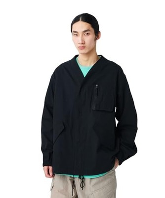 Snow Peak TAKIBI Herringbone Collarless Jacket JK-26SU007 Outerwear Jacke Herren